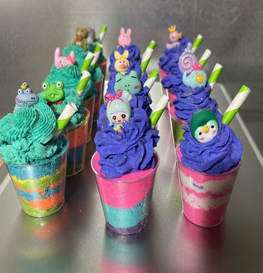 Bubble Frosting Bath Bomb Shots
