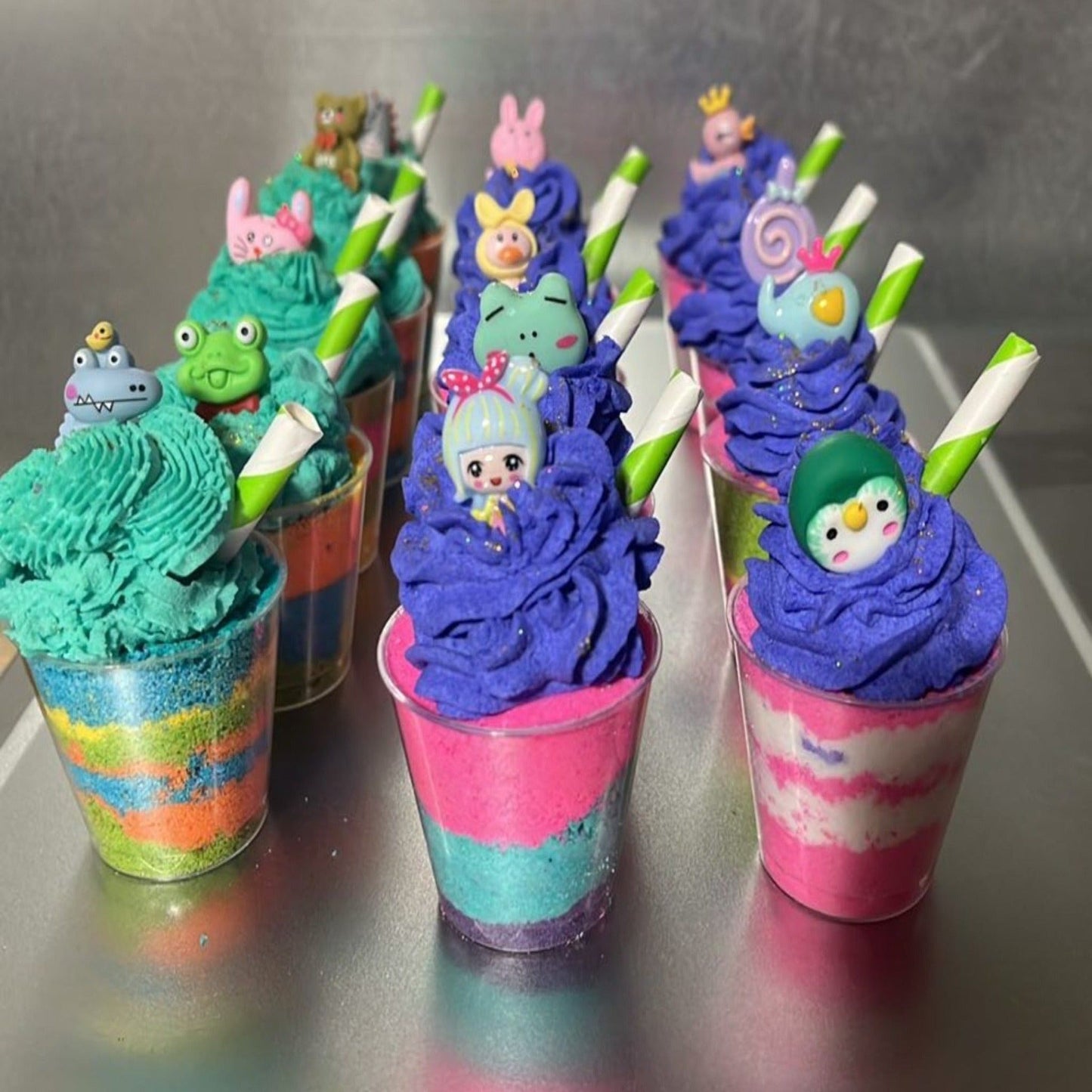 Bubble Frosting Bath Bomb Shots