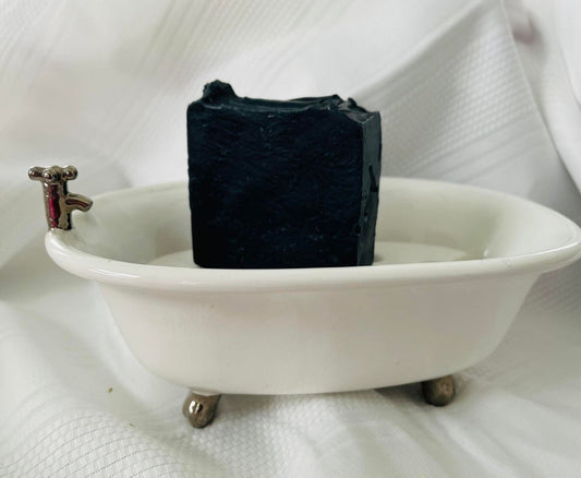 Tea Tree and Charcoal Handmade Soap 3 ounce